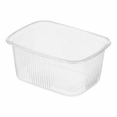 Контейнер ПП  250 мл 108х82х47 прямоуг прозрачный без крышки