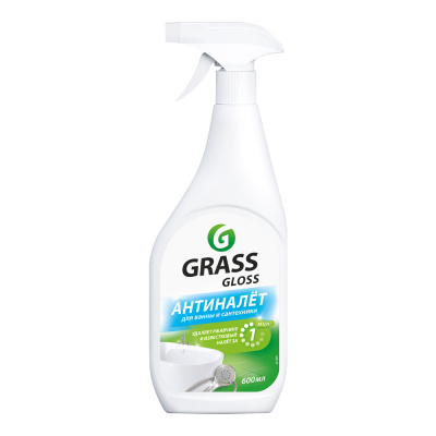 Чистящее-средство-Grass-Gloss-антиналет,-спрей,-для-сантехники,-600-мл