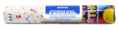 Скатерть 120х800 ПВД в рулоне День рождения
