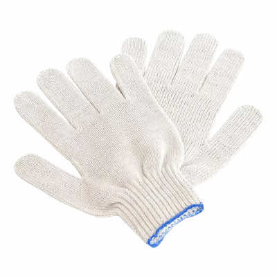 Перчатки-х-б-без-ПВХ-4Н-без-нанесения-белые-10-класс-(пара)