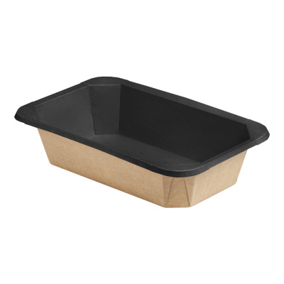 Контейнер-бумажный-800-мл-226х145х50-прямоуг-крафт-черный-без-крышки-OCTOBOX