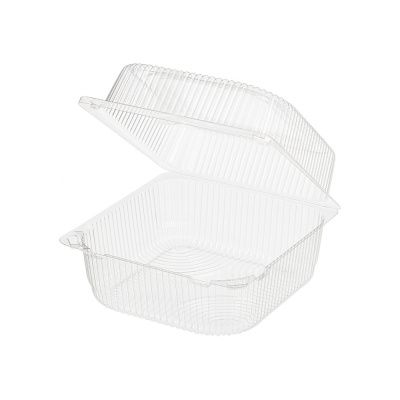 Контейнер-ракушка БОПС прямоуг РК-15 (Р) (ОП) 400 гр 153х152х85 прозрачный