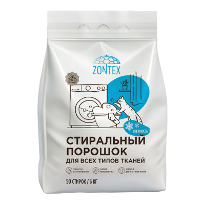 Порошок стиральный Zontex универсал 6кг