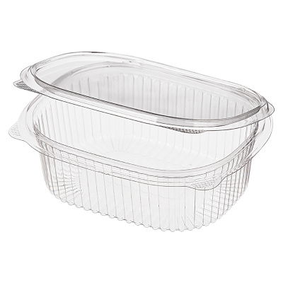 Контейнер-ракушка БОПС овал РКС-50011 (ОП) (Т) 500 мл 159х130х56 прозрачный Комус