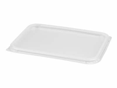 Крышка для контейнера ПП 186х132 прямоуг прозрачная