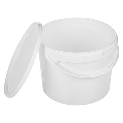 Ведро 5,7 л (230х187) круглое с замком белое с белой крышкой (пласт.ручка) ЛУЧ Ведро 5,7 л (230х187) круглое с замком белое с белой крышкой (пласт.ручка) ЛУЧ